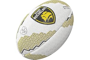 Gilbert Ballon de Rugby La Rochelle - Collection Officielle Stade Rochelais Multicolore