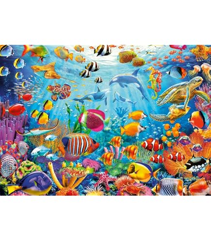 PuzzleYOU 1000 Teile XXL Puzzle „Seehundbaby Entspannt Im Wasser“ – Tiermotiv Aus Der Nordsee-Kollektion – Premium-Qualität 90x67 Cm – Für Erwachsene Und Sammler