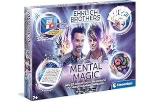 Clementoni Ehrlich Brothers Mental Magic - Zauberkasten für Kinder ab 7 Jahren - Magische Anleitung für verblüffende Zaubertricks inkl. 3D Erklärvideos 59182