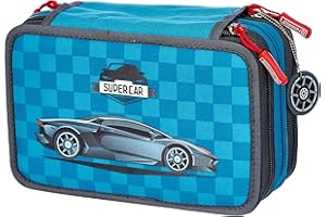 Brunnen 104912105 etui dla uczniów 19, 5 x 13, 5 x 7 cm "Speed"