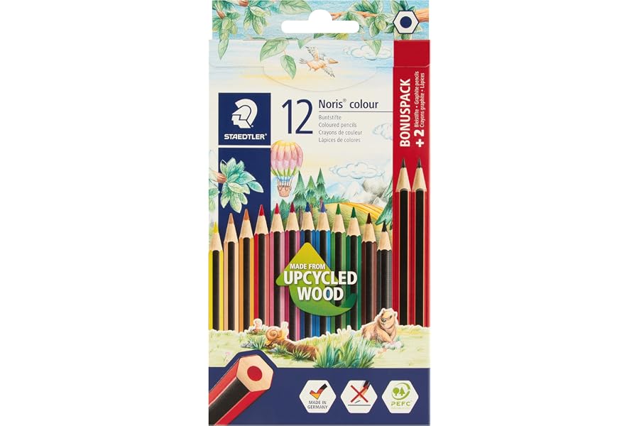 Staedtler Noris Colour Colouring Pencils (12 Pack)