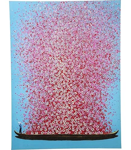 Kare Design Picture Touched Flamingo Meeting, Pink/Red