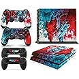 giZmoZ n gadgetZ PS4 Console COLOUR EXPLOSION Skin Decal Vinal Sticker + 2 Controller Skins Set
