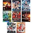 F1 Posters for Wall Set of 8 A4 Size 300 GSM - Formula One Merchandise Stickers Poster Wallpaper for Wall Gifts - Merch Gift Ideas - Car Poster Gifts for Boys