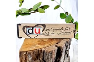 GENERISCH Dankeschön Geschenke - Schokoriegel Geschenkbox inkl. Duplo - Geburtstagsgeschenk Für Frauen, Geschenke Für Ehemann, Freunde Geschenk, Du bist immer für mich da, Danke Schokolade