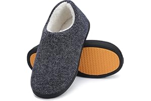 Mishansha Hombre Invierno Cálido Zapatillas Casa de Espuma Viscoelástica Gr.39-46