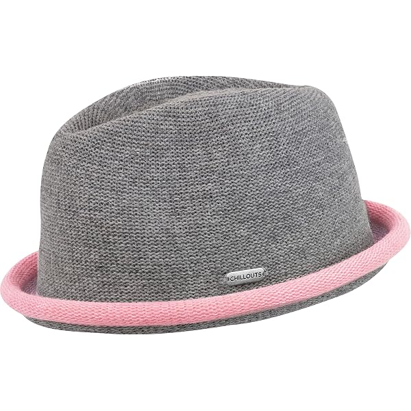 CHAPEAUSHOP Coyuca Vented Pork Pie Hat Straw Synthetic  display picture 1