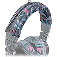 WC BandZ V2 Protective Headband Cover for Audio Technica ATH M Series Headphones - Machine Washable, No More Flaking Leather - Compatible with M50X / M50XBT / M50 / M40X & More |90's Black