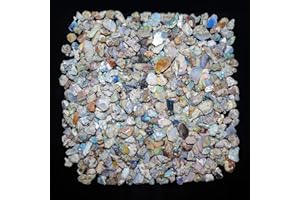 JAGUAR GEMS Jaguar Gem Natürlicher Roher äthiopischer Opalstein, Rohkristalle, Schmuckherstellung, Edelsteine, lose Kristalle, Geburtsstein Oktober, Feuerspielopal, handverlesen, verschiedene Opalfarben