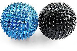 ‎MYSKILLS4LIFE 2x DBT Skills Igelball | Magnetischer Hochstress Akupressurball | Schwarz/Blau | 47mm Durchmesser | zum Stressabbau oder zur Massage, gegen Anspannung und für mehr Beweglichkeit und Konzentration