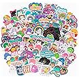 Fashion Angels Squishmallows Vinyl Sticker Pack - Includes 100 Large Squishmallows Stickers - Water Resistant Stickers - Join The Squish Squad - Accessorize Notebooks, Journals & More - Multi (50433)