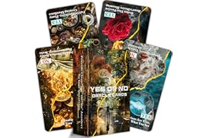 DPEHAKMK Yes or No Oracle Cards, Clarifying Life Situations Oracle Deck, Oracle Cards for Beginners, Simplify Your Decisions Instantly