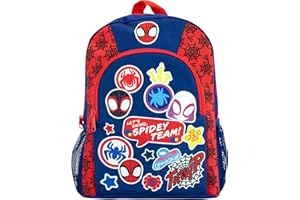 Plecak Marvel Spiderman | Spidey And His Amazing Friends Plecak dla dzieci I Torba szkolna dla chłopców i dziewcząt I Oficjalny gadżet Spiderman