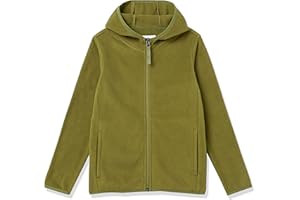 Amazon Essentials Giacca con Cappuccio e Cerniera Integrale in Pile Bambini e Ragazzi