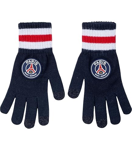 Gants PSG Paris Saint Germain Officiels - Homme - 100% Acrylique - Collection Officielle