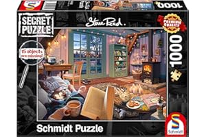 Schmidt Spiele 59655 Im Ferienhaus, 1000 Teile Secret Puzzle