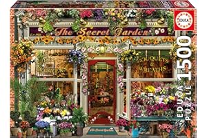 Educa - The Secret Garden | Puzzle de 1500 Piezas para Adultos. Medidas: 85 x 60 cm. Incluye Cola Fix Puzzle. A Partir de 14 años (19940)