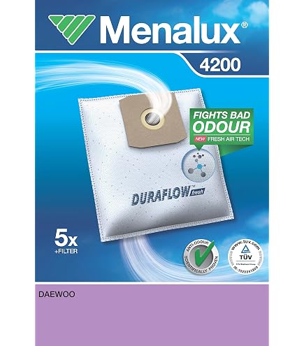 PakTrade 10 Sacchetti Per Aspirapolvere + Filtro, Compatibili Con Daewoo RC-105 E Altri Modelli