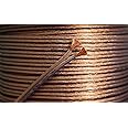 electrosmart 50m Quality 2 x 2.5mm Loud Speaker Cable - Multi-Strand 444 (2x 222 Strand) - Outside Dimensions of Cable: 7.5mm