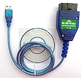 OTKEFDI KKL 409.1 Interface USB OBD,Outil de Diagnostic KKL 409.1 OBD2 - Scanner KKL OBDII Câble KKL 409.1 OBD