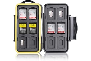 Ares Foto® Etui ochronne na karty pamięci • etui ochronne • etui na karty pamięci • sejf na karty • przechowywanie i transport na 12 SD i 12 kart micro SD – ulepszona wersja 2022