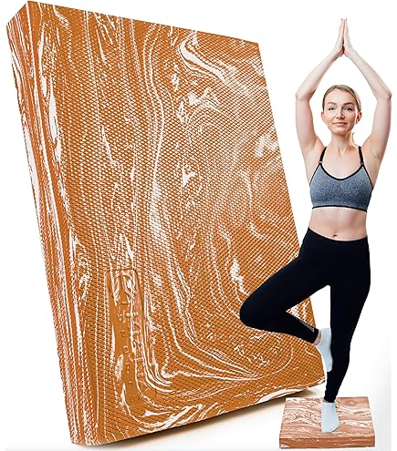 SVCEQZE Balance Pad Rund - Fitness Matte Für Gleichgewichtstraining 28x17x6 Cm