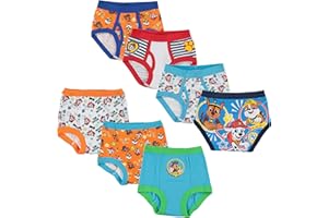 ‎PAW PATROL Paw Patrol Jungen Kleinkind Töpfchentrainingshose und Starter-Set mit Aufklebern und Tracking-Tabelle in den Größen 18 m, 2t, 3t, 4t, 7er-Pack Starter-Set (3 Trainingshosen + 4 Slips), 3T