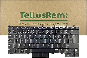 TELLUSREM Teclado de respuesto Español sin retroiluminación para DELL Latitude E4300, Latitude E4310, Latitude E4200