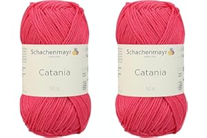 SCHACHENMAYR SINCE 1822 Schachenmayr Catania, Twins Himbeer Hilos para Tejer A Mano