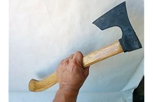 MAPSYST Luz de tipo vikingo barbudo hacha/hacha con mango