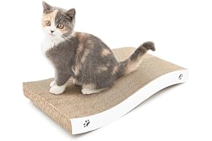 Conlun - griffoir pour Chat - griffoir Chats Carton avec Texture Scratch Premium, gratoir a Chats Durable réversible