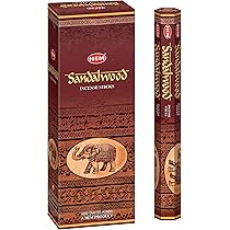 Hem Bastoncini Di Incenso Al Muschio Egiziano, 6 Scatole (120 Bastoncini), 22,9 Cm, Arrotolati A Mano Per Meditazione E Relax