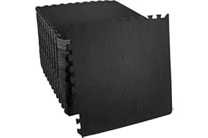 Nassboards EVA Foam Mat Tiles for Home Fitness, Camping, Play, Flooring Work - Great for Garage, Gym, Garden & Indoor or Outdoor Room - Padding, Protection & Non Slip Covering