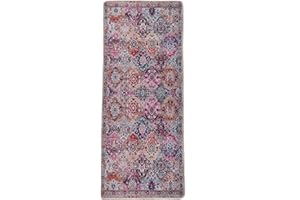 ‎MIQNA miqna ethnisch Küchenteppich, rutschfest waschbar Küchenläufer, Läufer Flur Teppich Küche, Nützlich Küchenteppich (Peasant, 80 x 200 cm)