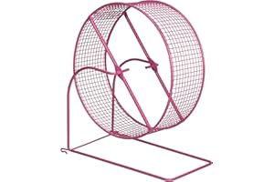 Prevue Pet Products 90013 Wire Mesh Hamster/Gerbil Wheel Toy for Small Animals, 8-Inch, Colors Vary