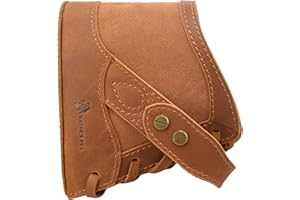 WAYNE'S DOG Cuero Rifle Almohadillas de Retroceso Encaje Cuero Extensión de Pistola Almohadilla para Rifles, escopetas