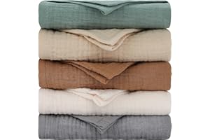 ‎CHIOWELS Chiowels Musselintücher Baby Erstausstattung,5 Stück Spucktücher 100% Baumwolle (60x60 cm),Mullwindeln Neugeborene,Weich und Atmungsaktiv,Baby Tücher für Jungen und Mädchen,Muslin Tücher 009