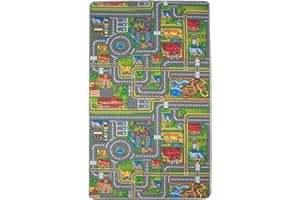 e-floor Dywan do pokoju dziecięcego, 100 x 150 cm, dywan dziecięcy, dla chłopców i dziewczynek, do sypialni, dywan z krótkim włosiem