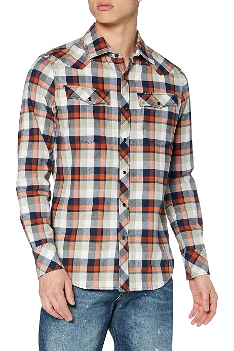 G-STAR RAW Men's 3301 Slim L/S Shirts 