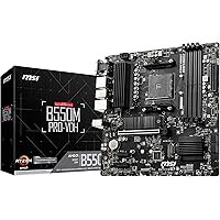 MSI B550M PRO-VDH Motherboard 'mATX, AM4, DDR4, M.2, LAN, USB 3.2 Gen1, Front Type-C, HDMI, DisplayPort, AMD RYZEN 3000…