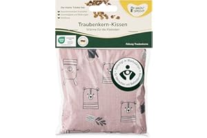 ‎GRÜNSPECHT NATURPRODUKTE GRÜNSPECHT Traubenkern-Kissen 12x12cm, Wärmekissen für Babys & Kleinkinder, bei Blähungen & Bauchschmerzen
