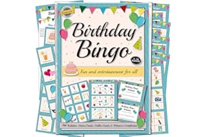 Funtastic Birthday Party Bingo Game - Groups of all ages will enjoy socialising with our lotto quiz set. A fun party accessory idea for everyone.