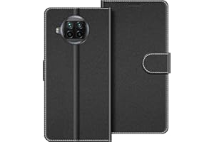 COODIO Funda Xiaomi Mi 10T Lite con Tapa, Funda Movil Xiaomi Mi 10T Lite, Funda Libro Xiaomi Mi 10T Lite Carcasa Magnético Funda para Xiaomi Mi 10T Lite, Negro