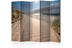 ‎MURANDO murando Raumteiler Strand Meer Foto Paravent 225x172 cm beidseitig auf Vlies-Leinwand Bedruckt Trennwand Spanische Wand Sichtschutz Raumtrenner Home Office Natur Landschaft c-B-0340-z-c