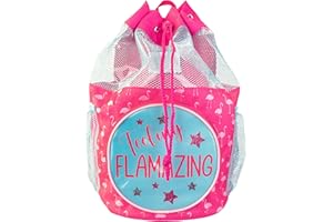 Harry Bear Kids Swim Bag Flamingo Pink