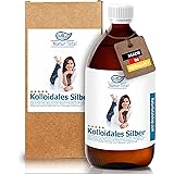 Natur Total Natürliches kolloidales Silber I 100PPM [1000ml] I 100% Reinstwasser Typ 1 I effizient & konzentriert I kolloidal