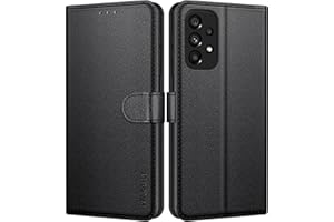 Peakally Coque pour Samsung Galaxy A23 5G / 4G, Housse de Protection Etui à Rabat Premium en Cuir PU [Pochette de Portefeuille] [Fermeture Magnétique] pour Samsung A23 5G / 4G-Noir