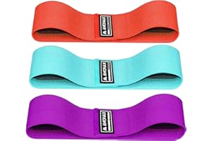 Amonax Bande de Resistance Musculation en Tissu pour Femme, Bande de Butin pour Exercice de Squat, Elastique Musculation comme équipement pour la Perte de Poids, Sport Musculation pour Jambes Fesses