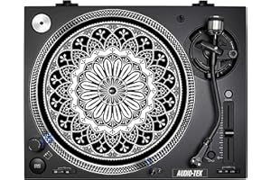 DAYTRIPPER Mandala Slip Mat Patterned Kaleidoscope Slip Mats Turntable Decks Records Slipmat Slipmats Mat DJs Accessories Gift For Him Her (12")