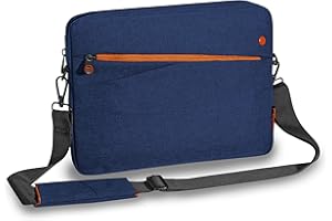 PEDEA Tablet Tasche 12–13" Hülle für iPad Pro 13 2024 M4, iPad Pro 12,9 2022 M2, Galaxy Tab S10+/S9+, Surface Pro 12", MatePad Pro 12,2, Sleeve mit Zubehörfach, blau
